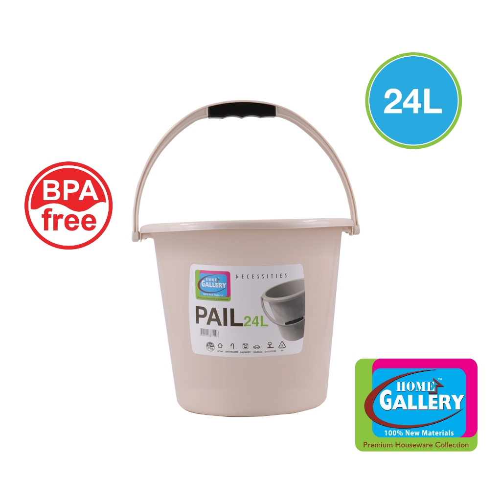Home Gallery Water Pail Polypropylene, Multi-Purpose Timba For Bathroom ...