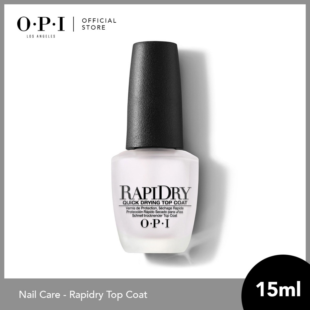 O.P.I. Nail Care Rapidry Top Coat 15mL | Shopee Philippines