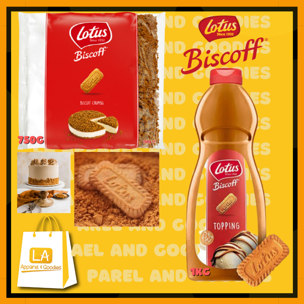 Lotus Bisscoff Topping Sauce1kg Lotus Biscoff Crumbs750g | Shopee ...