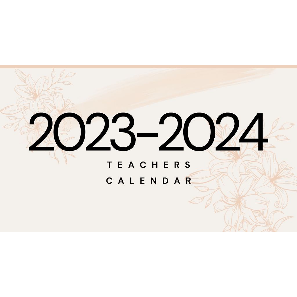20232024 Teachers Calendar Shopee Philippines