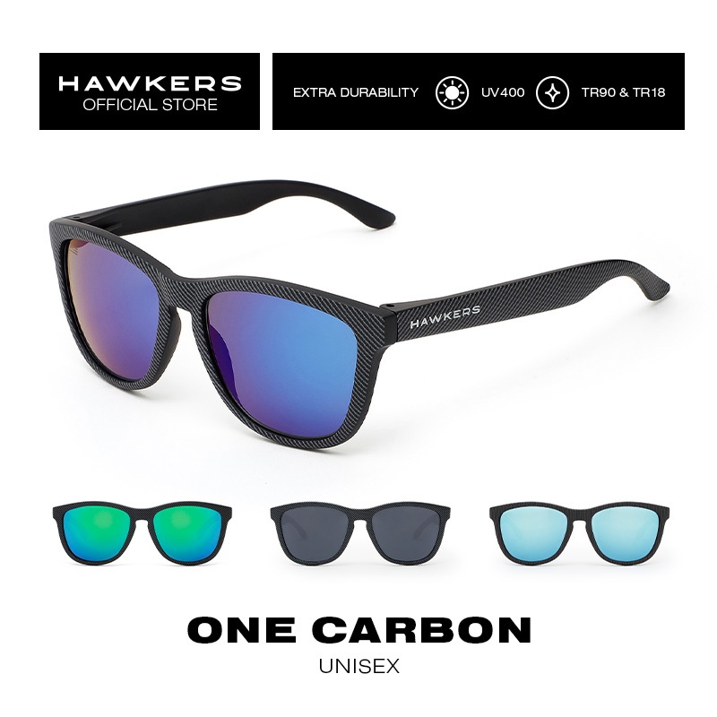 HAWKERS One Carbono Asian Fit Sunglasses For Men And Women Unisex. Official Product Designed In Spain. Shopee Philippines