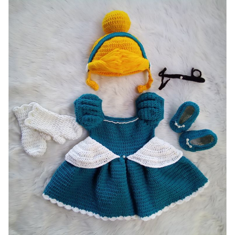 white christmas dresses Princess Cinderella Plushie – Hooker Creations main image 1