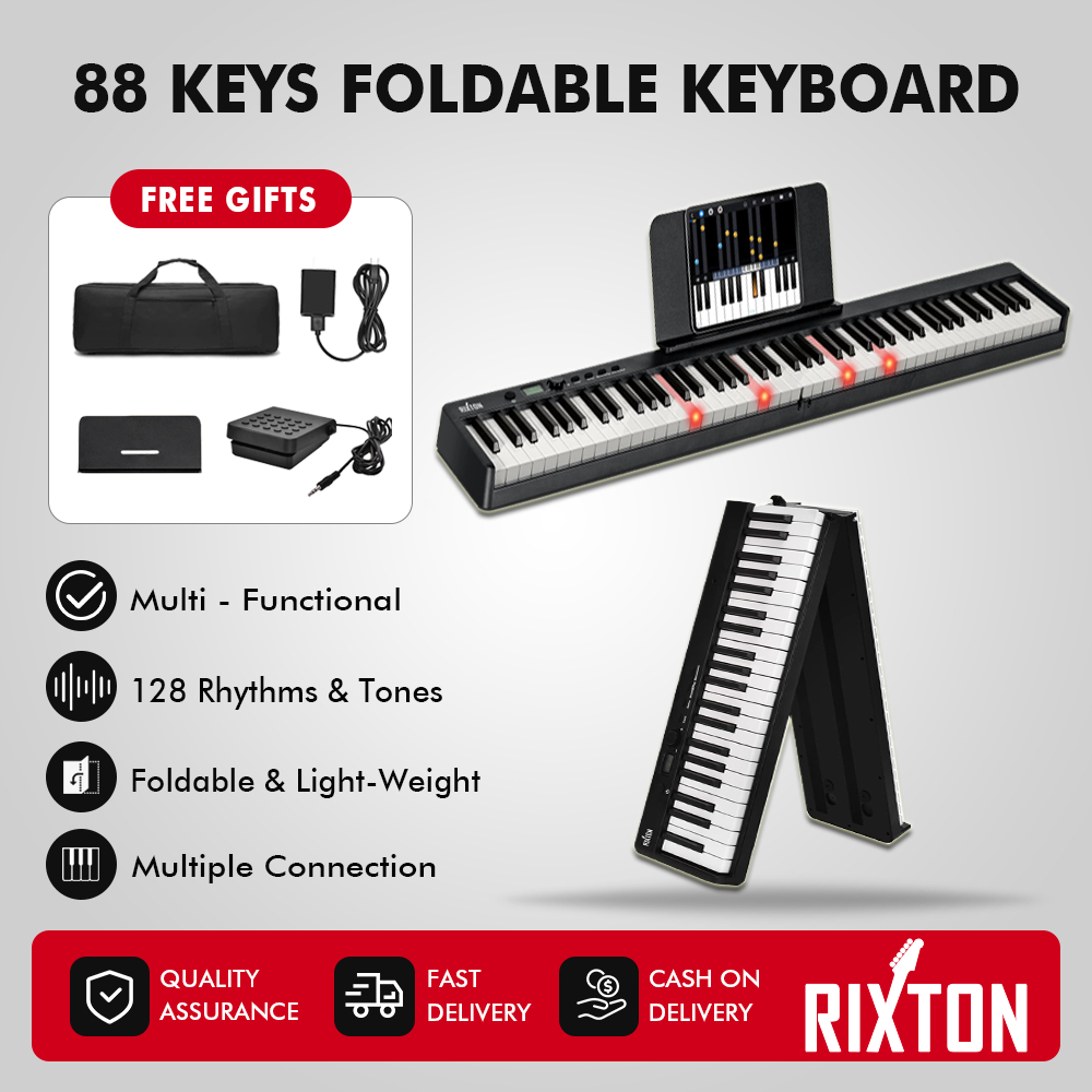 New Portable 88 Keys Foldable Digital Piano Multifunctional