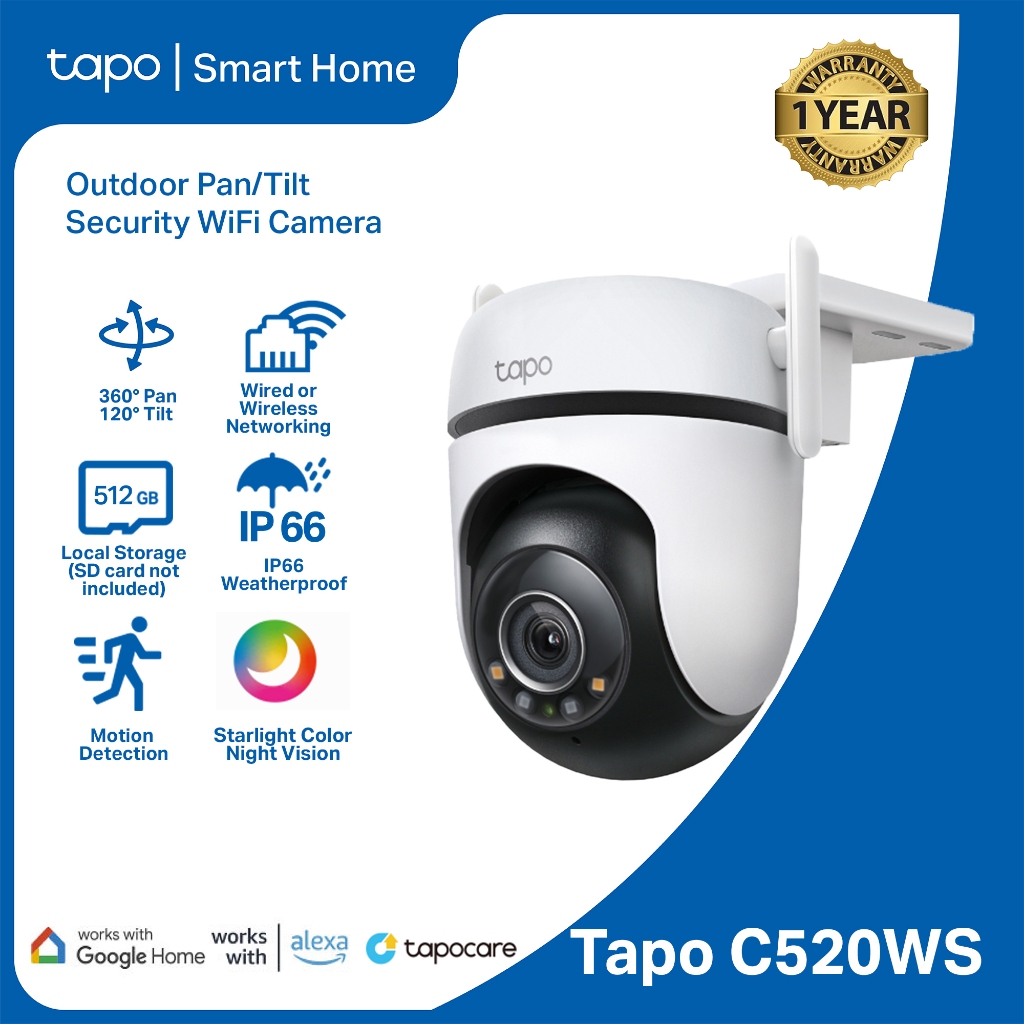 Tapo Official Store | TP-Link | C520WS | Outdoor | Camera ...