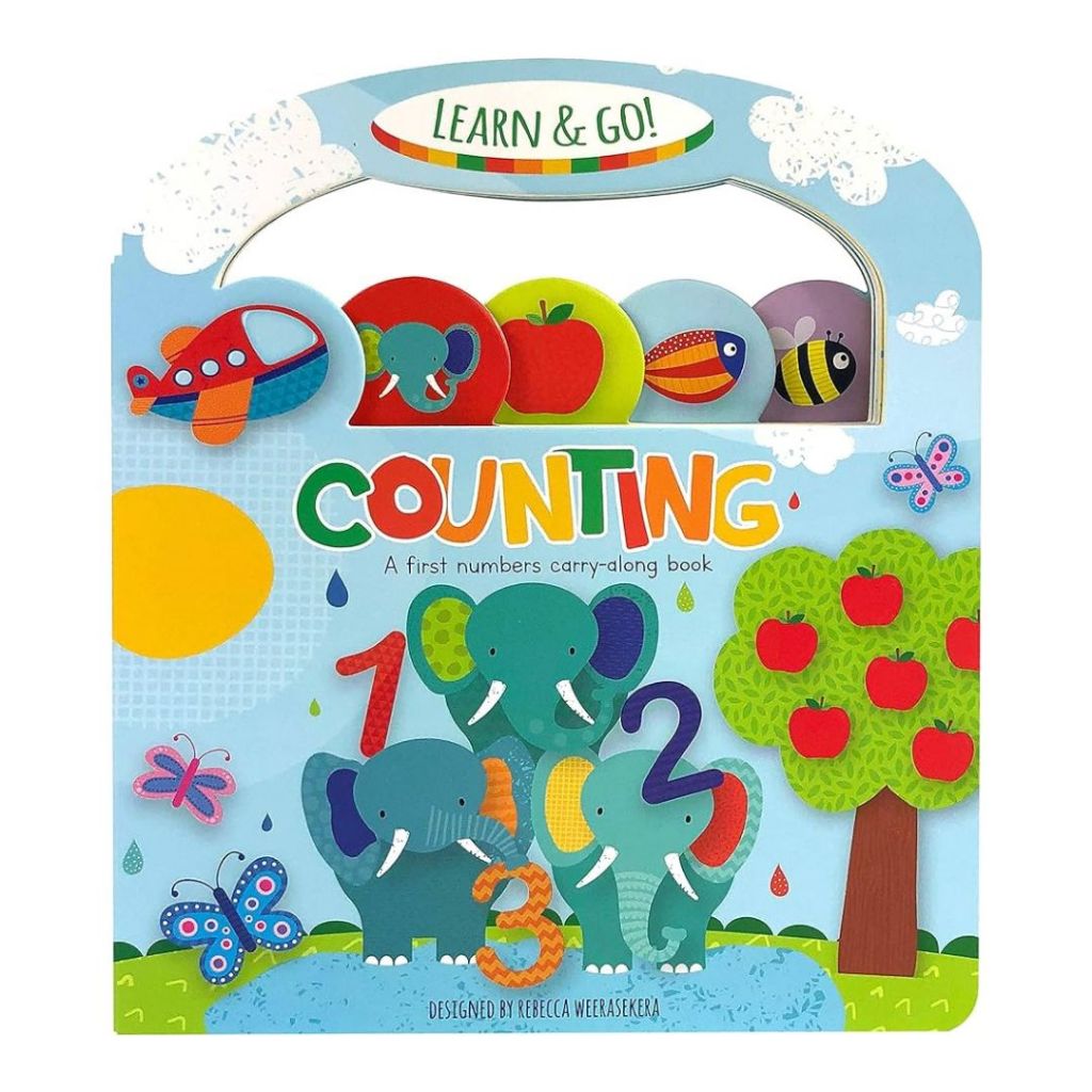 Learn & Go: COUNTING (brand new carry-along board book, slight dents on ...