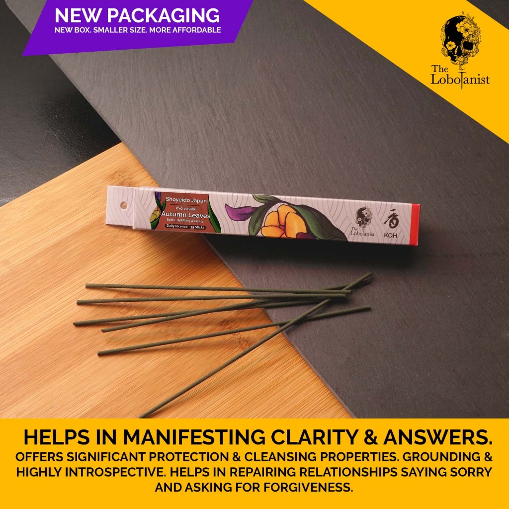 Shoyeido Daily Autumn Leaves (Kyonishiki) / Japanese Incense Shopee