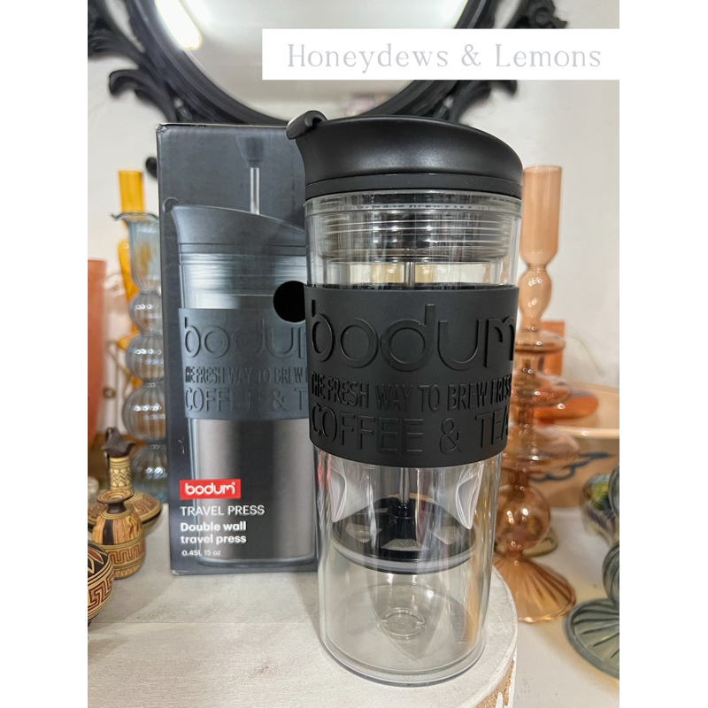 Bodum 15 oz Travel Double Wall French Press Coffeemaker Shopee