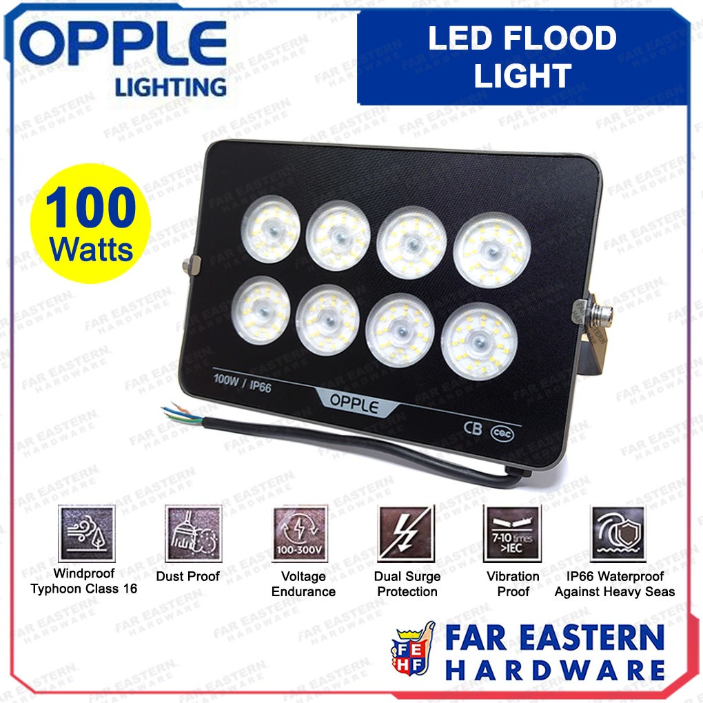 OPPLE LED Floodlight 100W Flood Light LED FLEQ III Shopee Philippines
