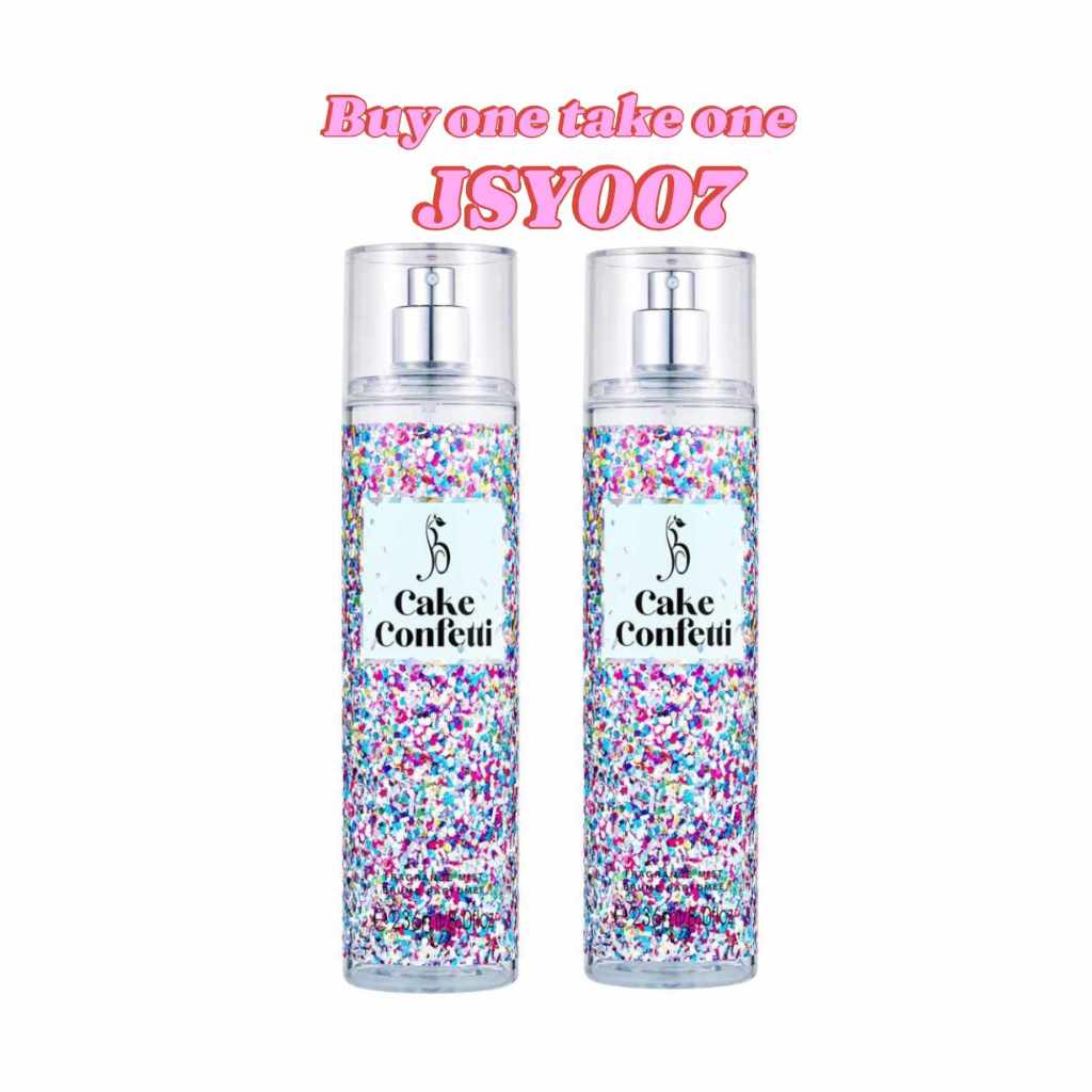 (2PCS ) CAKE CONFETTI JSY007 BSecret Perfume Signature Fragrance Body Mist Signature 236ML