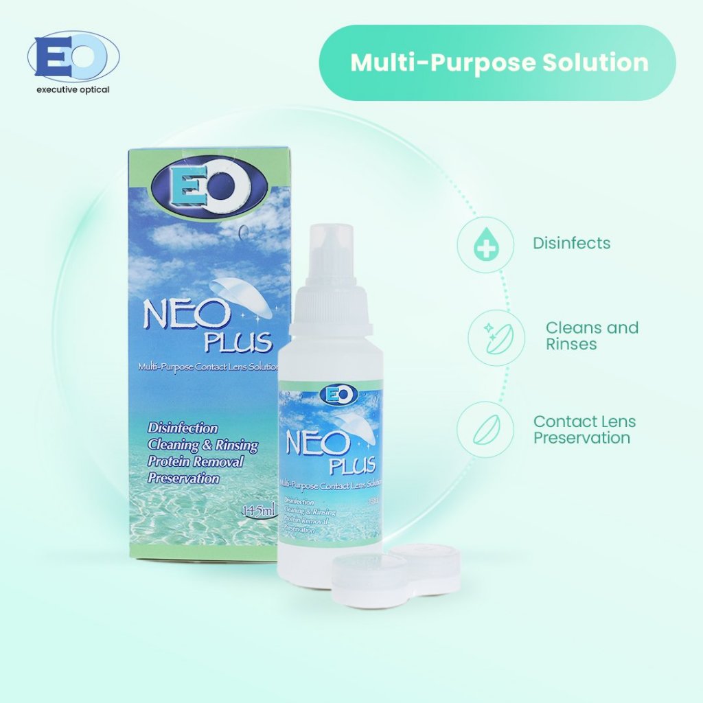 EO Neo Plus 145ml MultiPurpose Contact Lens Solution Shopee Philippines