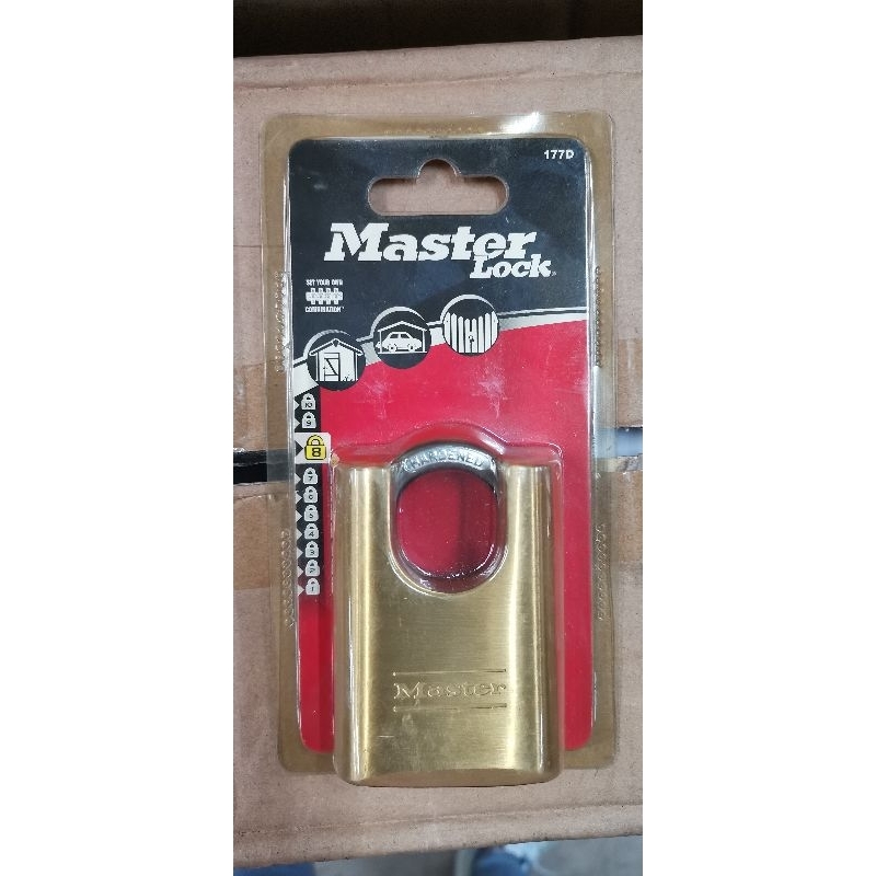 Master Lock Combination Padlock - 4Digit Resettable 177-D | Shopee ...