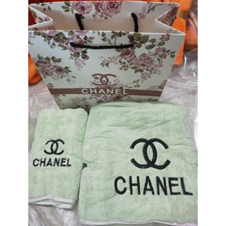 Chanel Bath Towel Set 2 in 1 Bath Towel Luxury Brand Towel