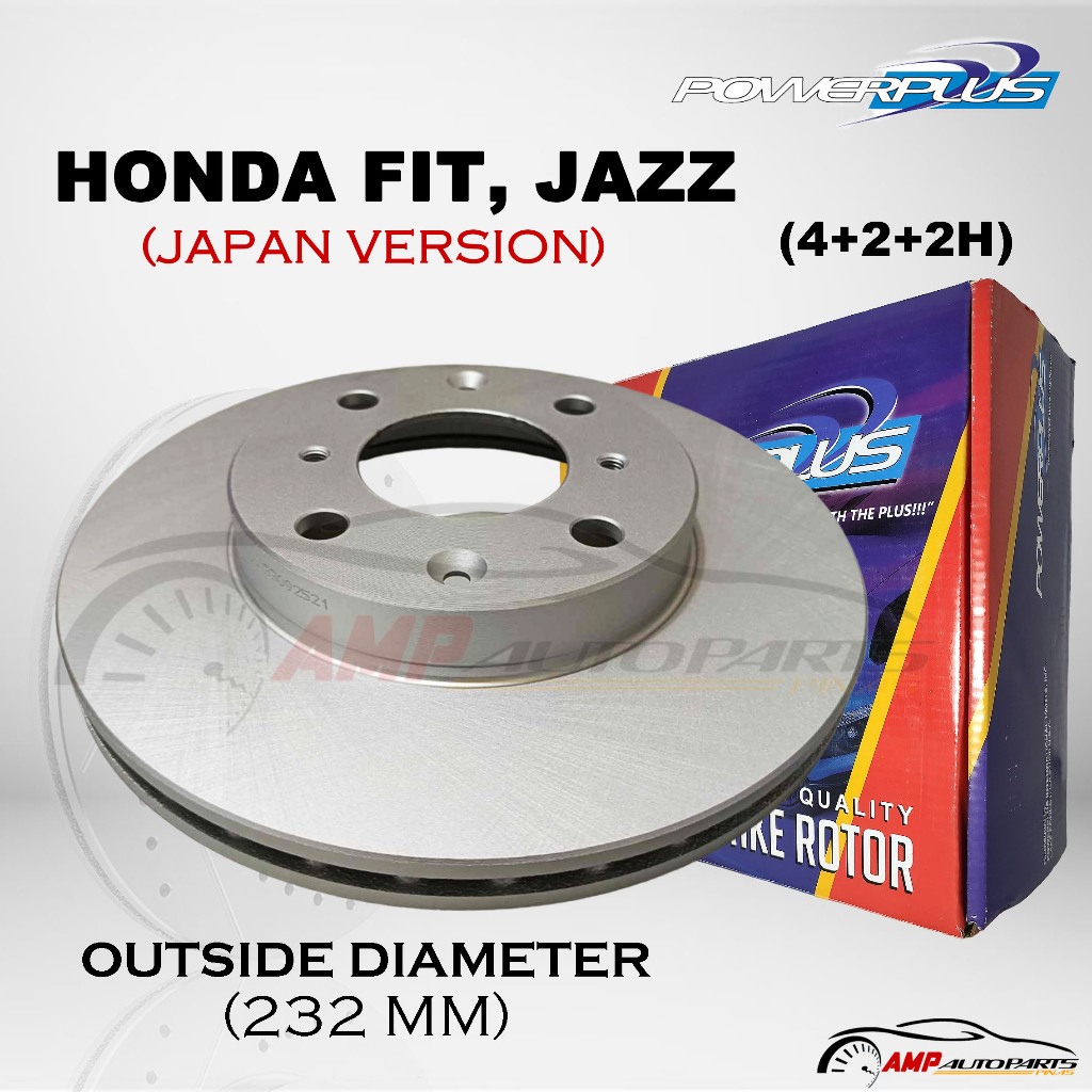 Brake Disc Rotor For HONDA FIT, JAZZ (JAPAN VERSION) | Shopee Philippines