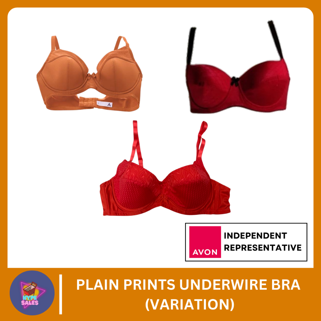 Avon Plain Prints Bra Original | Shopee Philippines