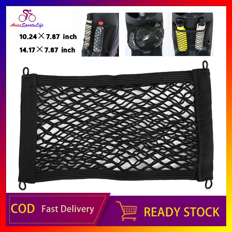 Motorcycle Bicycle Storage Net Trunk Bag Luggage Hook Bike Scooter Mesh