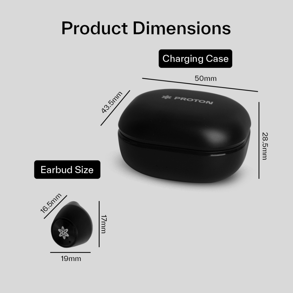 Proton Vibe V1 True Wireless Earbuds Shopee Philippines