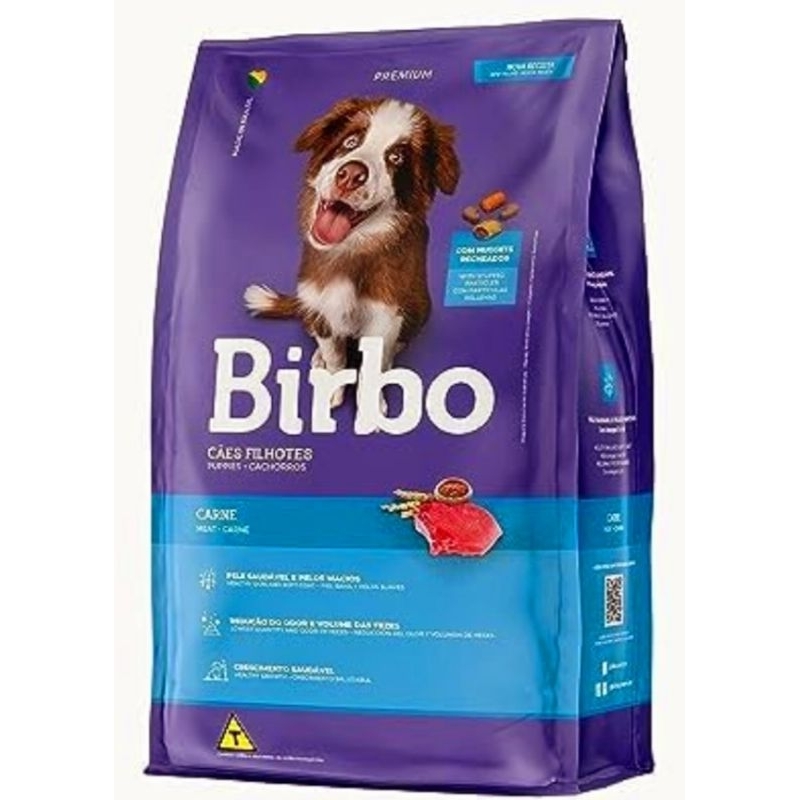 Birbo Premium dog food for puppies meat/carne 1kg original pack