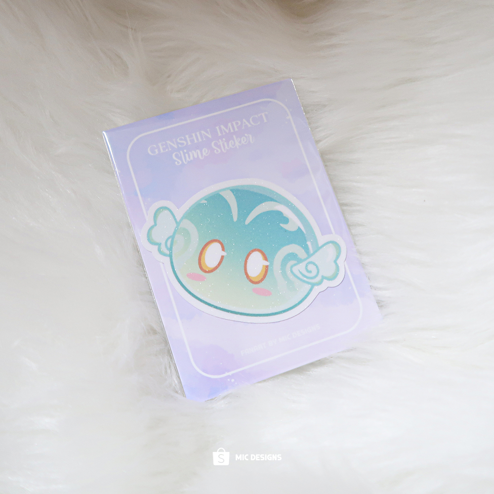 Genshin Impact Slime Collection | Journal Waterproof Stickers | Mic ...