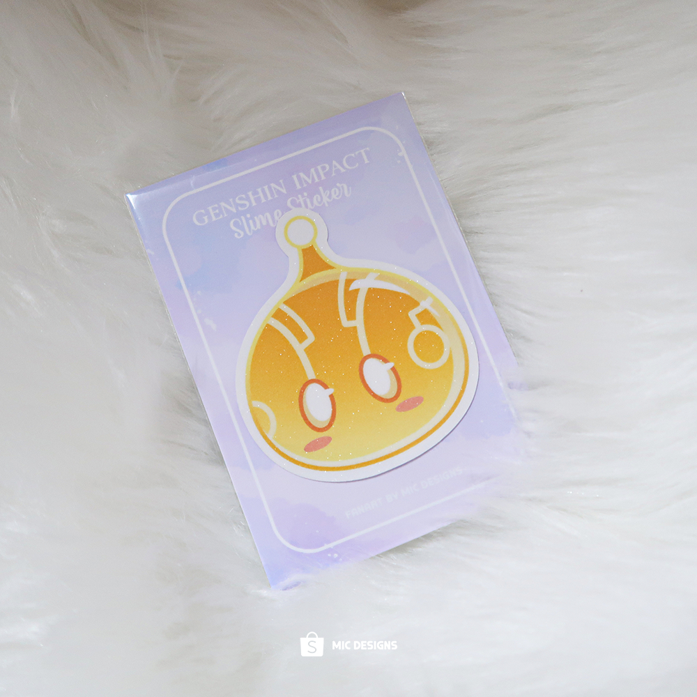 Genshin Impact Slime Collection | Journal Waterproof Stickers | Mic ...