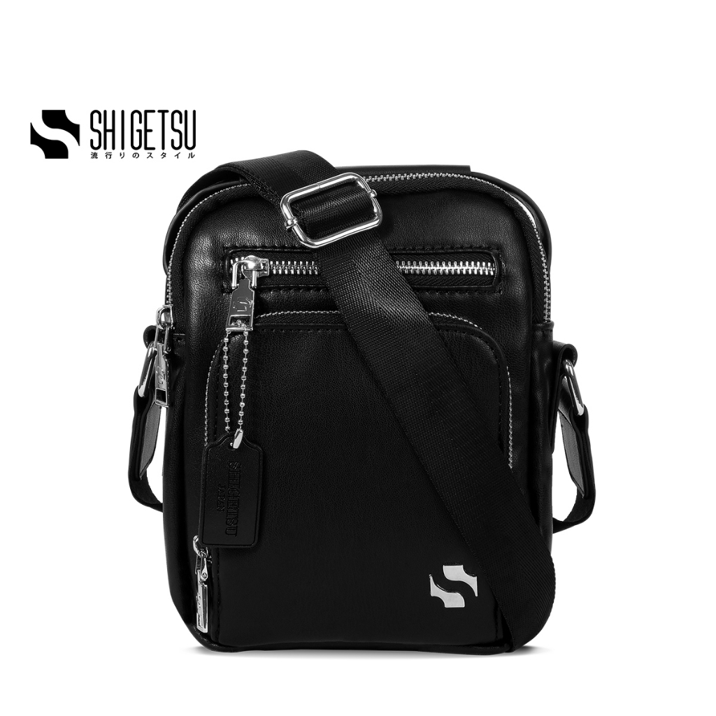 Shigetsu FUCHU Bag Leather sling bag for men crossbody bag shoulder bag