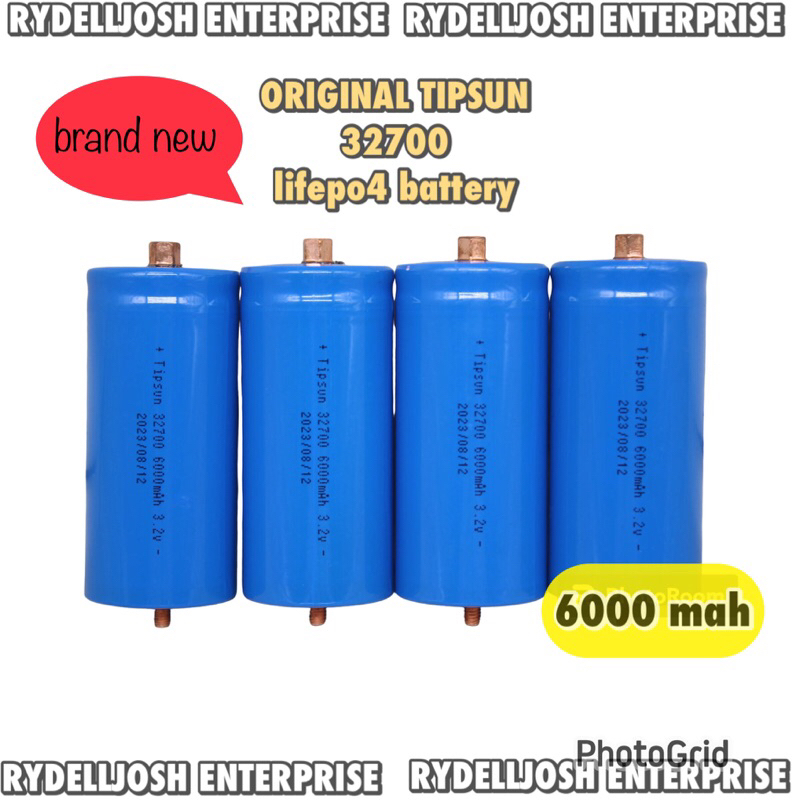 Tipsun Original Screw 32650/32700 lifepo4 battery 6000mah 3.2V ...