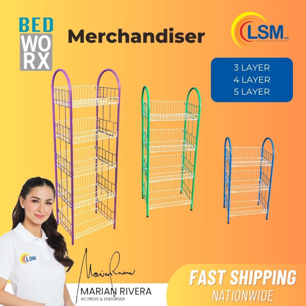 LSM Multilayer Merchandiser Rack (Multi-purpose) | Shopee Philippines