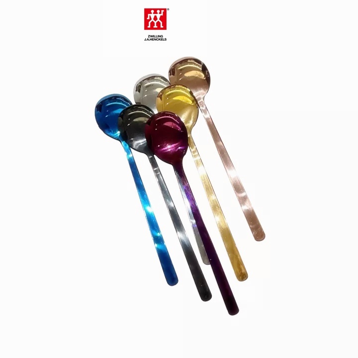 German Zwilling colorful spoon set 304 food grade stainless steel