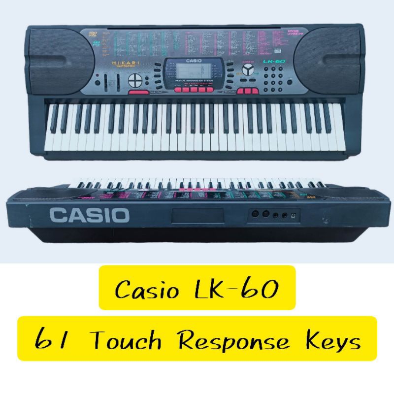 Electronic Keyboard Casio Keyboard Lk 60 Keyboard Casio Lk60 CASIO