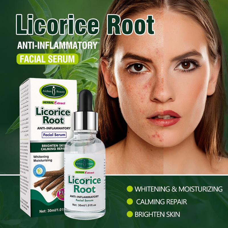 Licorice Root Facial Serum AntiInflammatory Moisturizing Pore