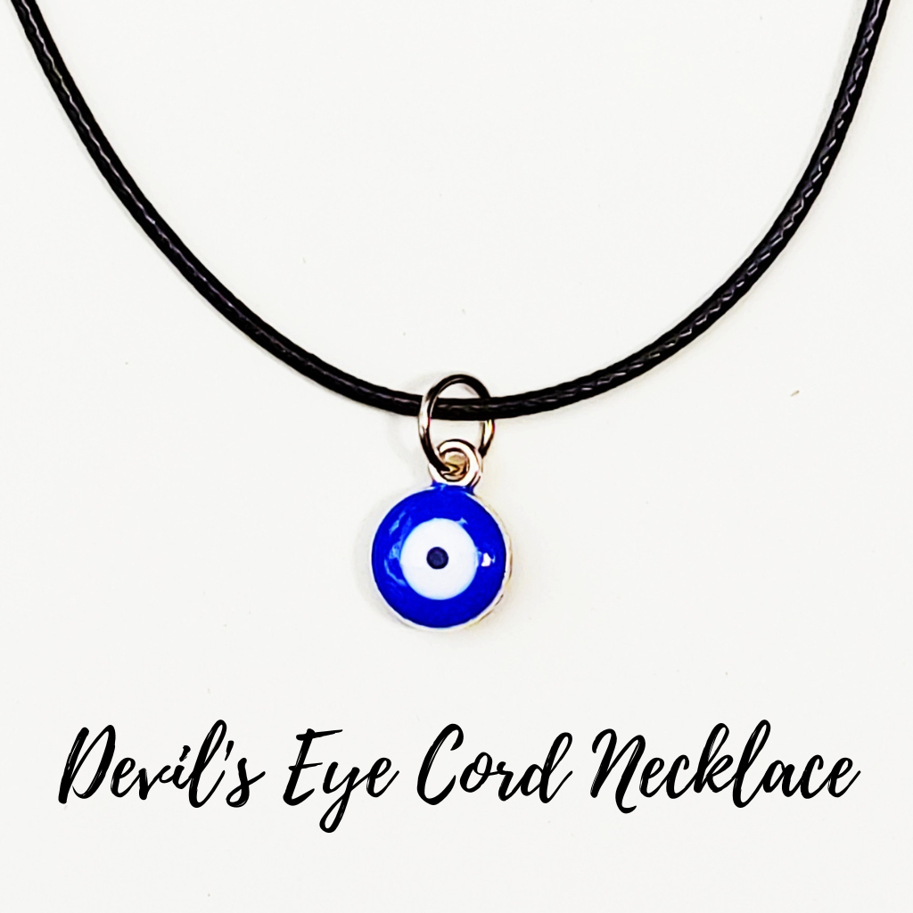 Adjustable black clearance cord necklace