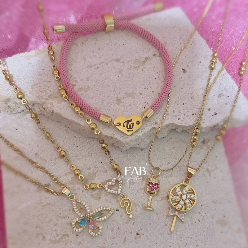 FAB | Twice Inspired Jewelry Collection | Shopee Philippines