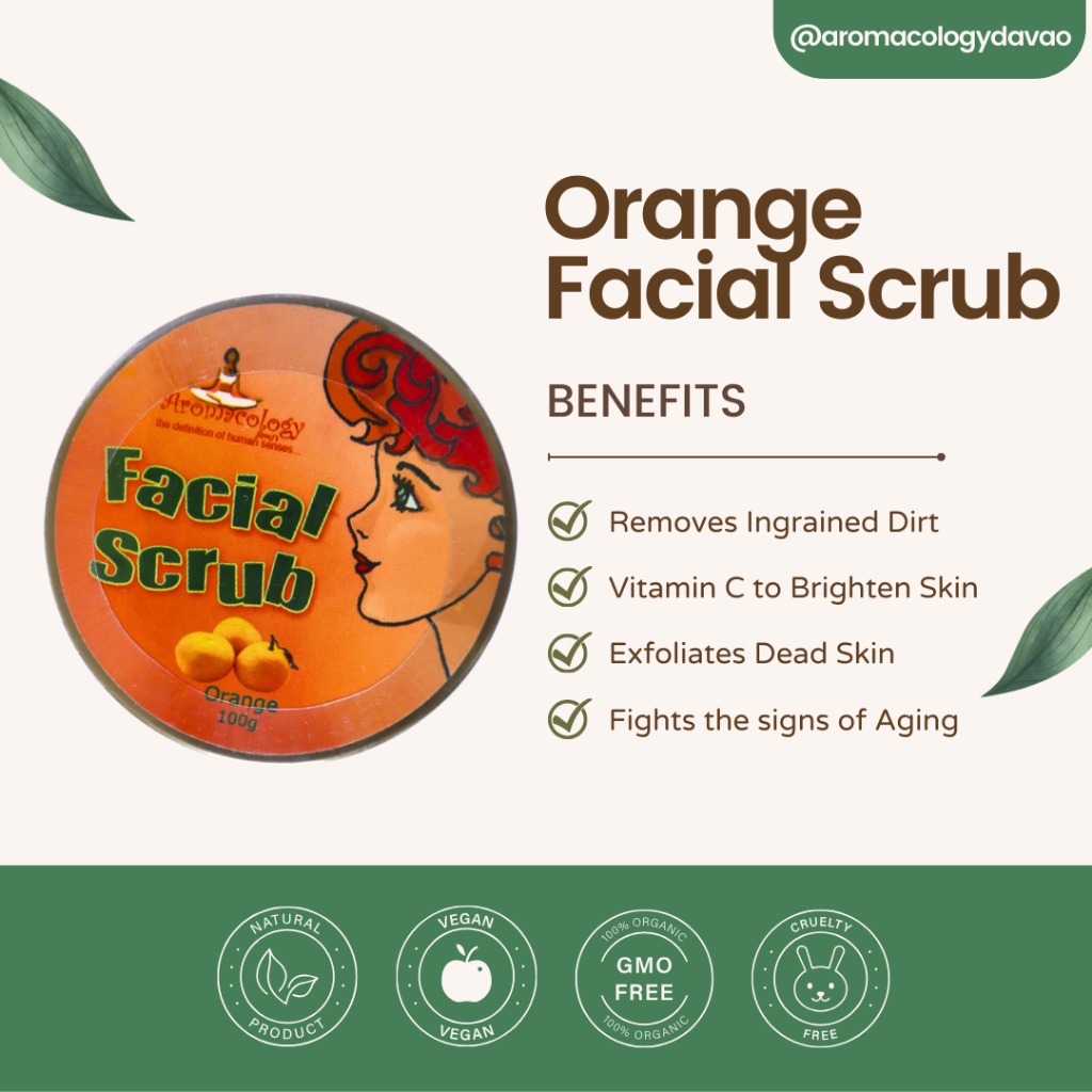 Aromacology Orange Facial Scrub Shopee Philippines