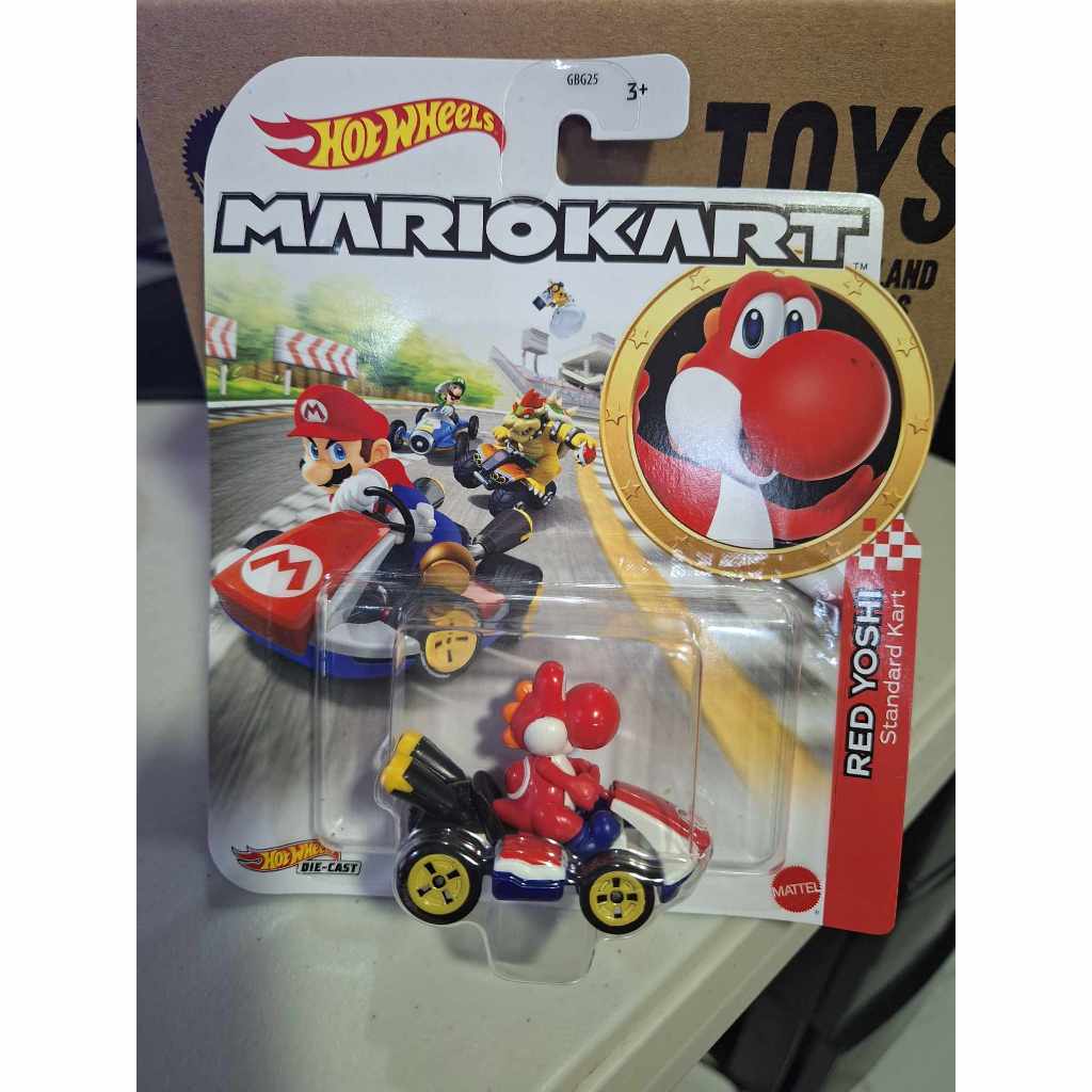 Yoshi Red in Standard Kart, Hot Wheels Mario Kart Shopee Philippines
