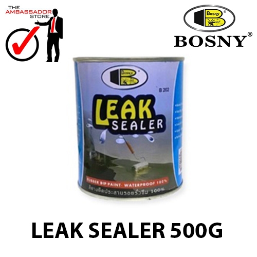 Bosny Leak Sealer Rubberized Seal 500grams Shopee Philippines