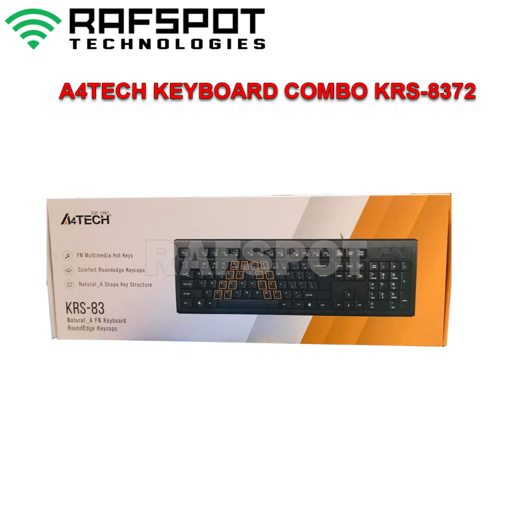 Brand New KRS-8372 A4tech Keyboard and Mouse Combo USB Type | Shopee ...