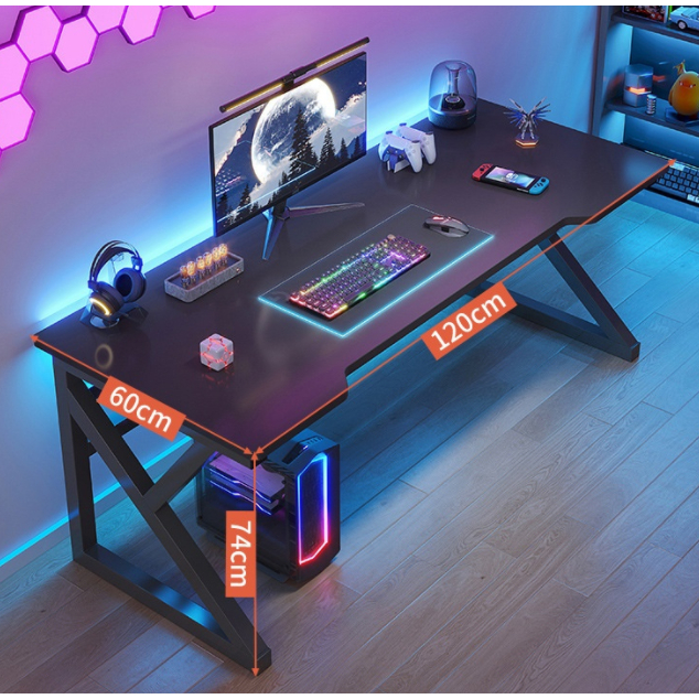 Computer Desk Gaming Table Student PC Desk Learning Writing Table ...