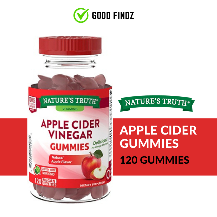 Nature's Truth Organic Apple Cider Vinegar 500mg 120 gummies Shopee Philippines