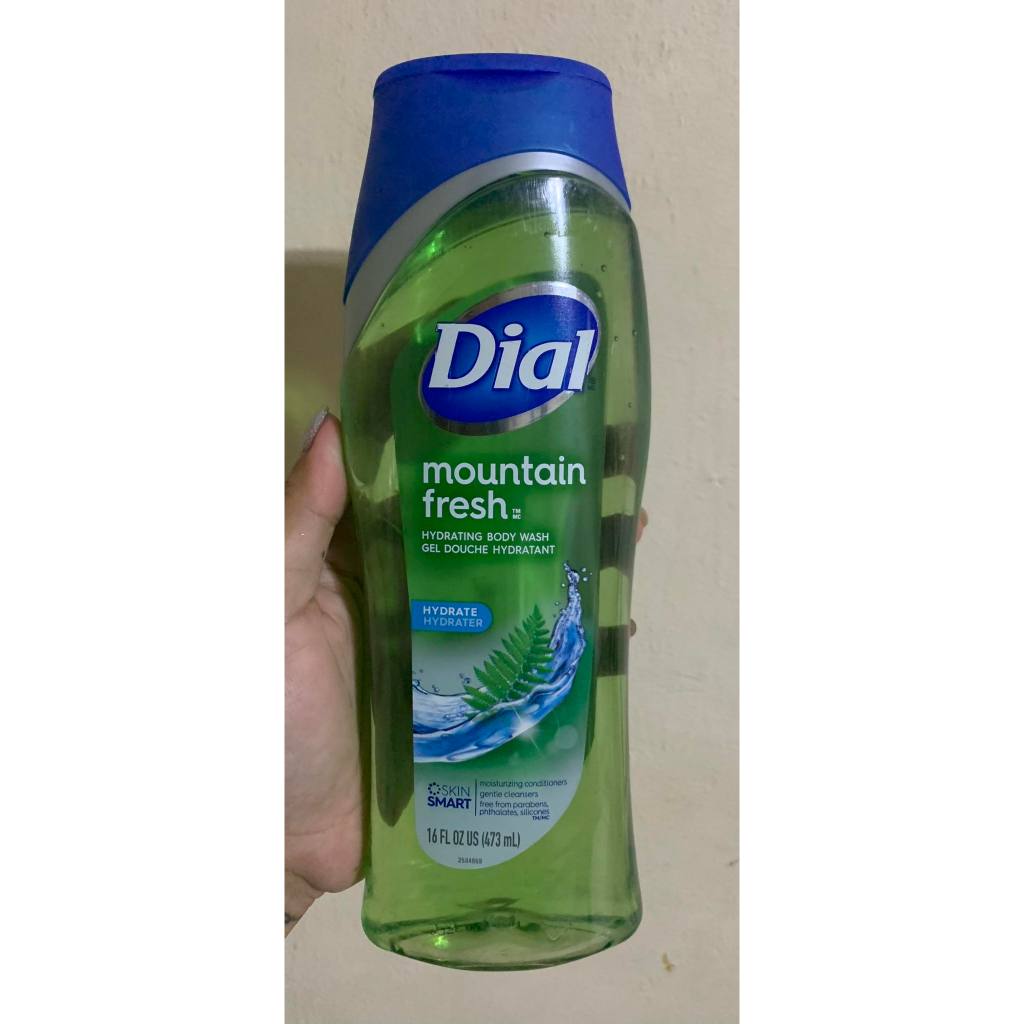 Dial Mountain Fresh Hydrating Body Wash Gel Douche Hydrant 473ml