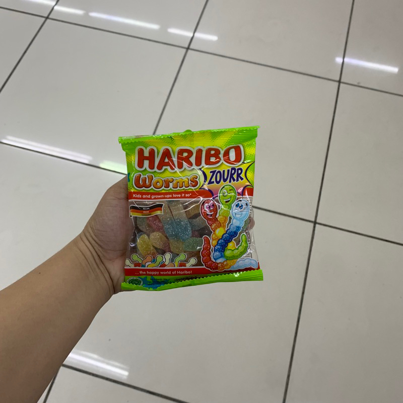 HARIBO SOUR GUMMIES WORM 80g | Shopee Philippines