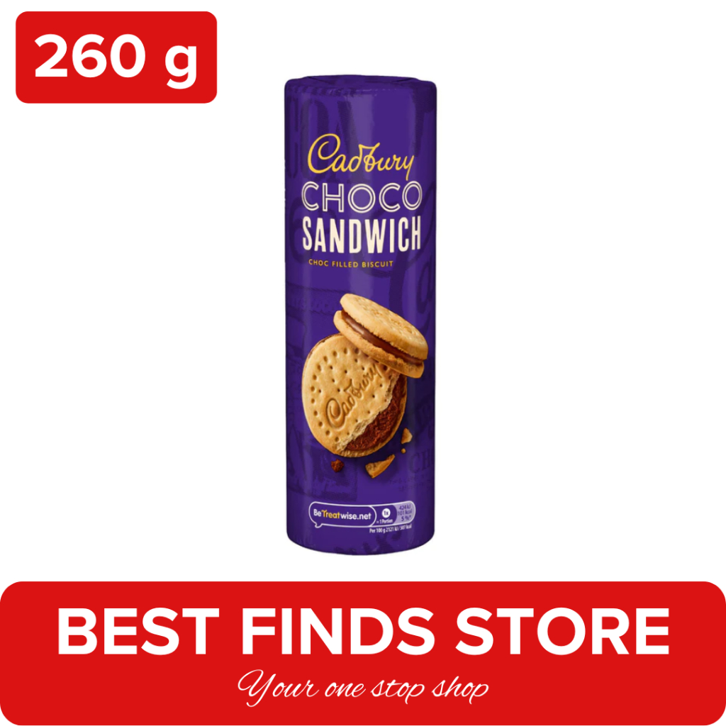 Cadbury Choco Sandwich Chocolate Filled Biscuits 260g Shopee Philippines