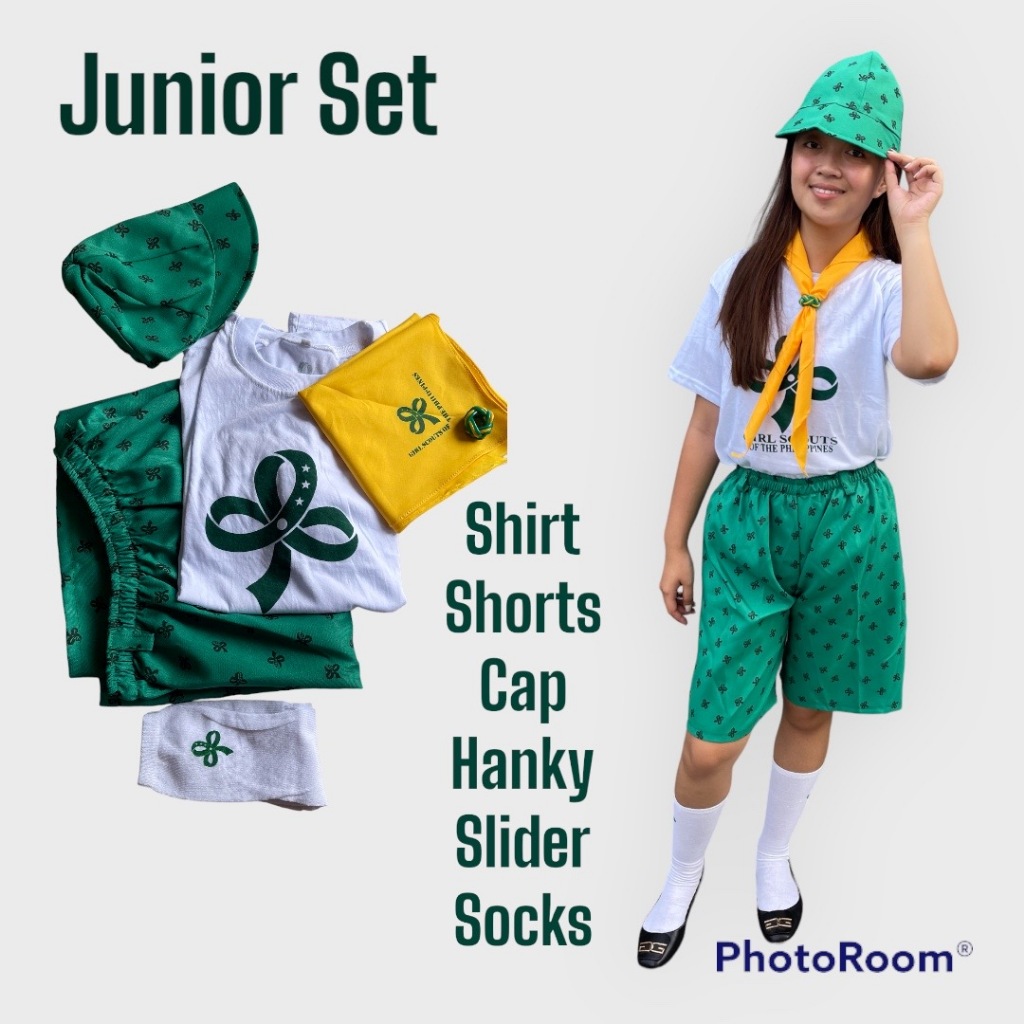 SCOUTING UNIFORM JUNIOR SCOUT SET FOR GIRLS Shopee Philippines