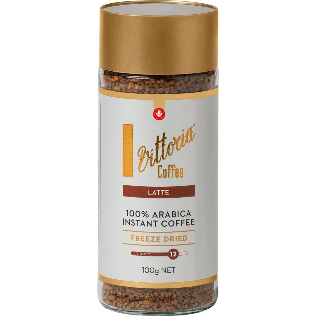 Vittoria Freeze Dried Instant Coffee Latte 100g (expiry 03/28/2026