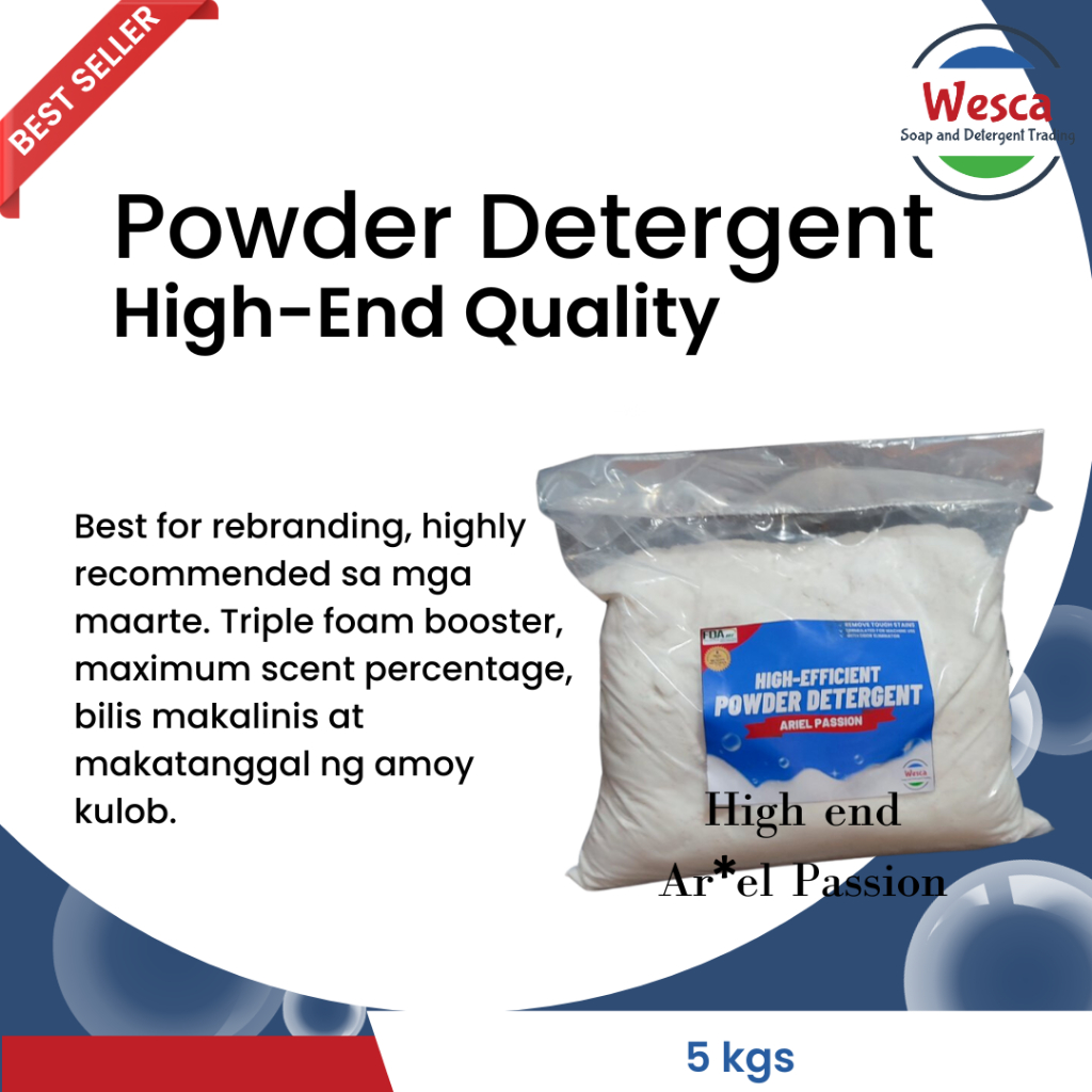 HIGH EFFICIENT DETERGENT POWDER 5KG Shopee Philippines