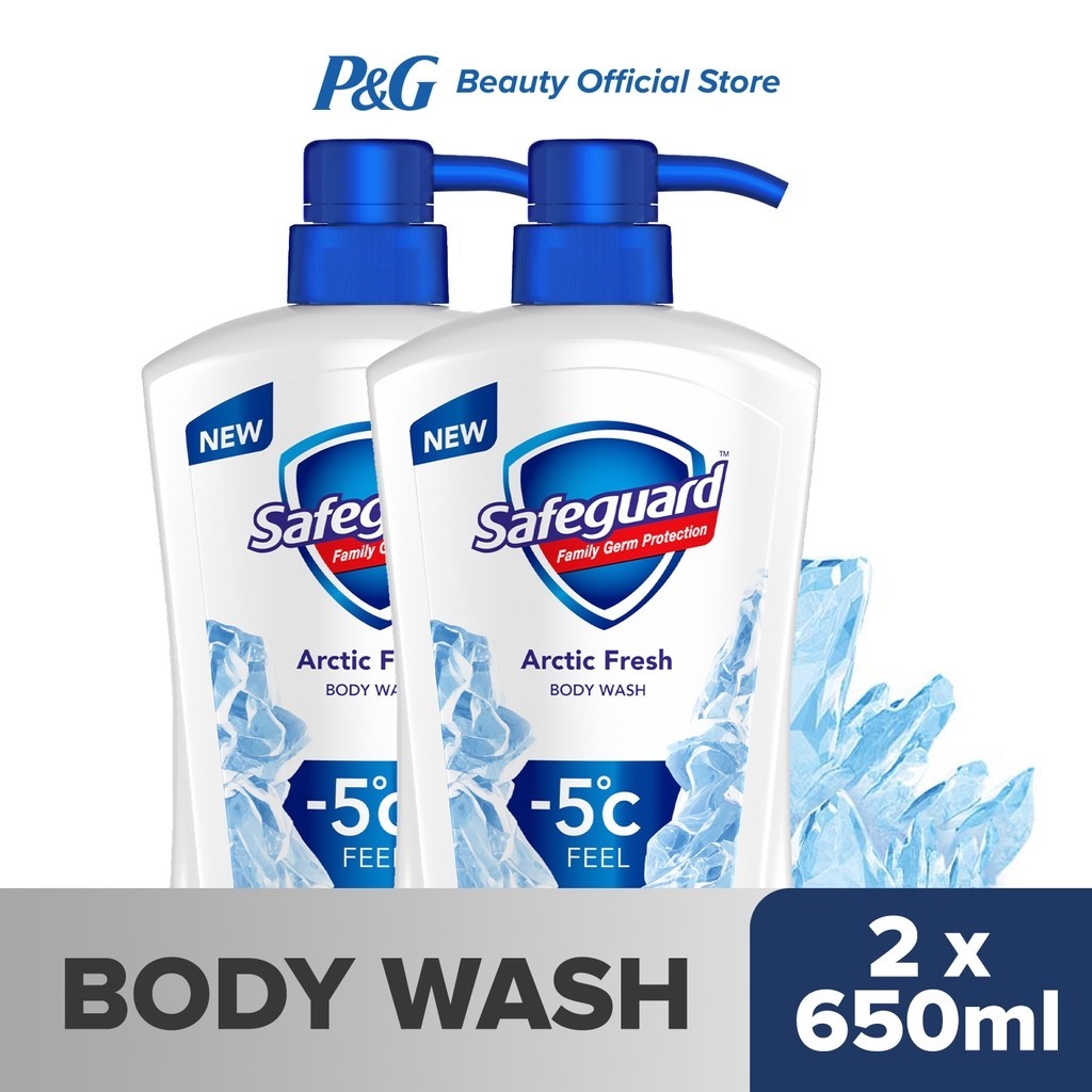 Safeguard Bodywash Arctic Fresh (650mL) Duo | Shopee Philippines