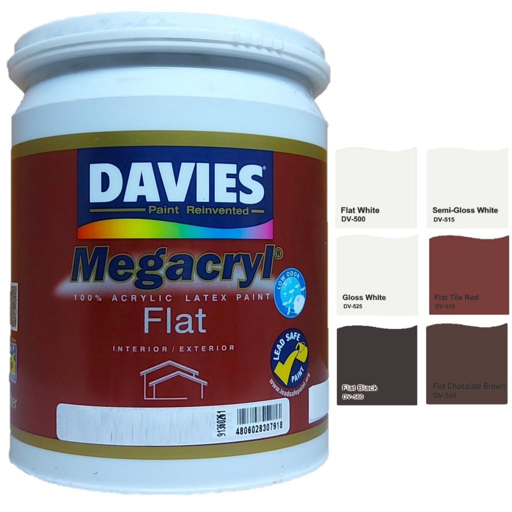 Davies Megacryl Acrylic Latex Paint (Available in Different Colors
