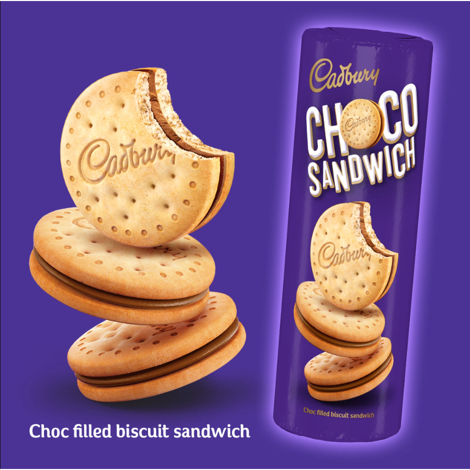 Cadbury Chocolate Sandwich Biscuits 260g Shopee Philippines