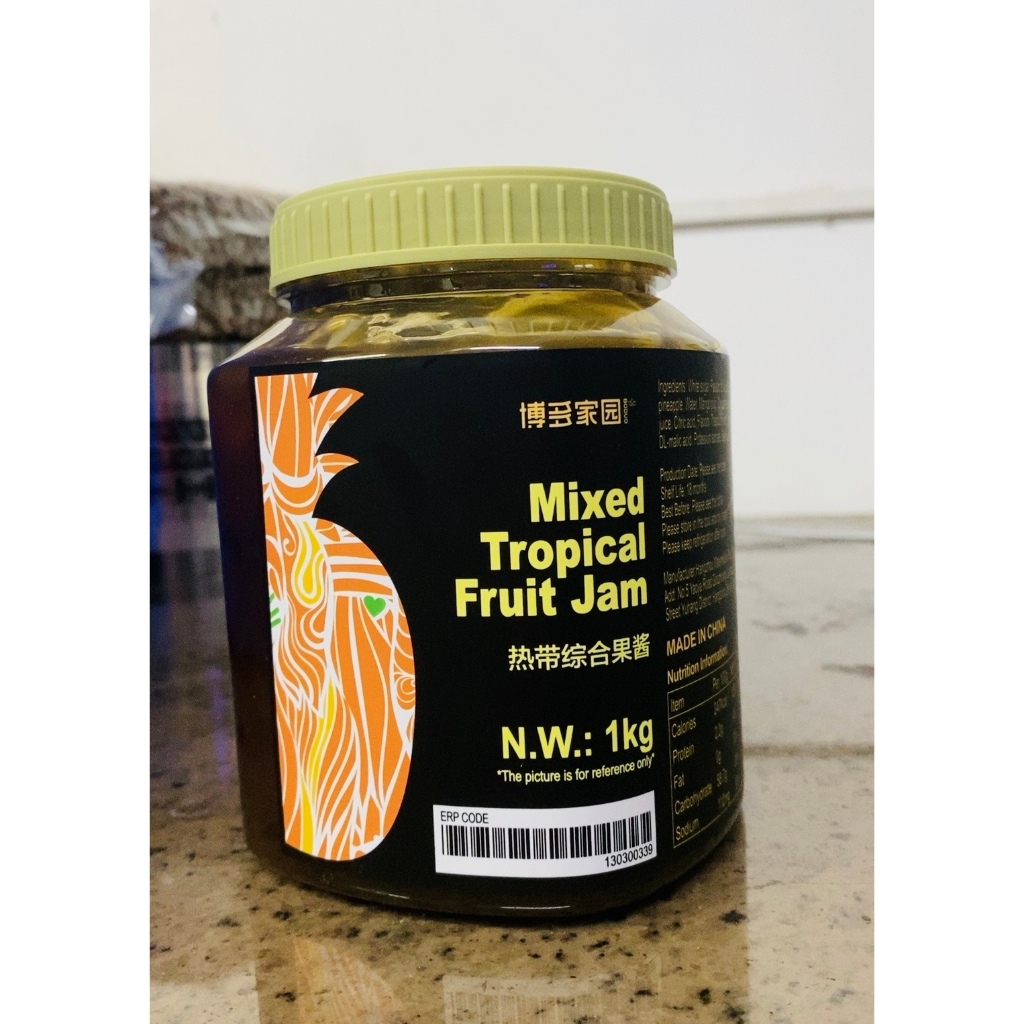 Mixed Tropical Fruit Flavored Jam with Chunks for Juice Fruit Tea Milk ...