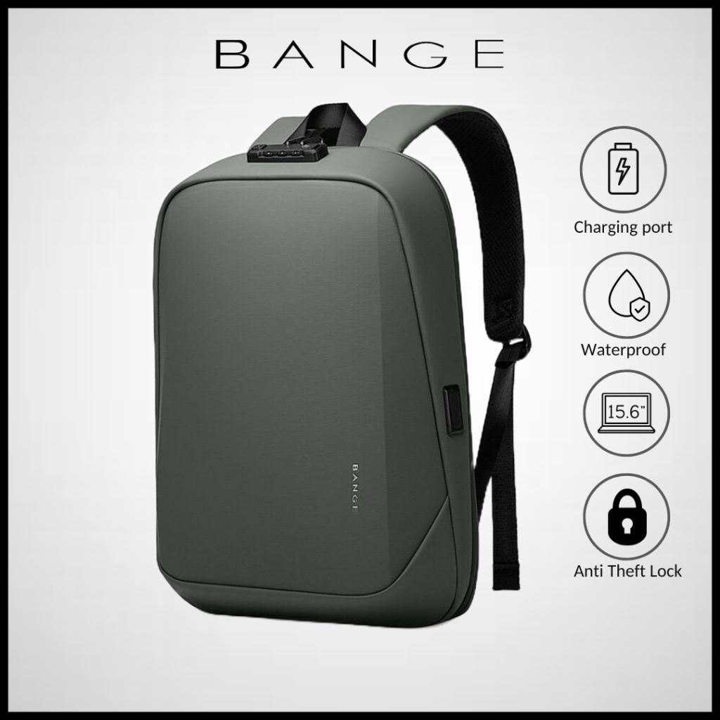 BG 7251 BANGE premium quality anti-theft laptop bag for men women ...