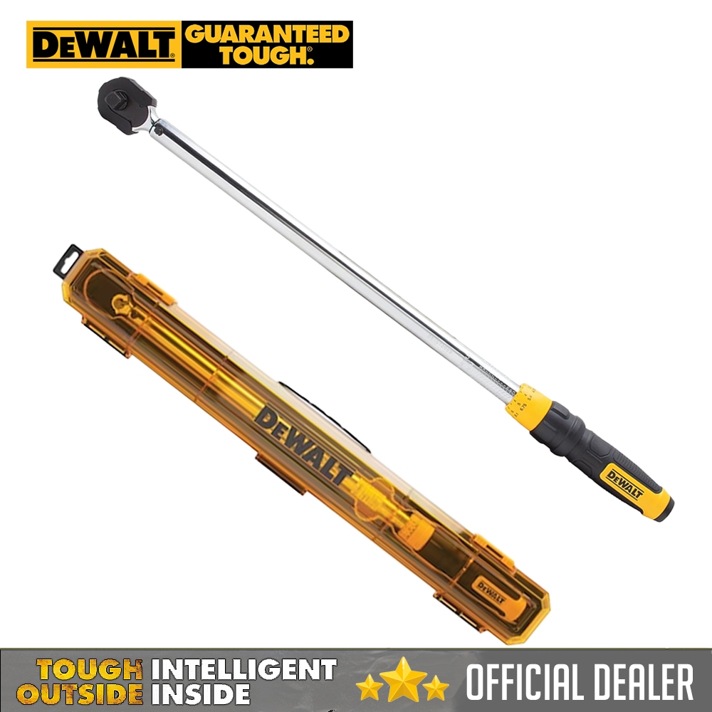 DeWalt 1/2" DR. MicroAdjusting Torque Wrench ( DWMT754620 ) Shopee
