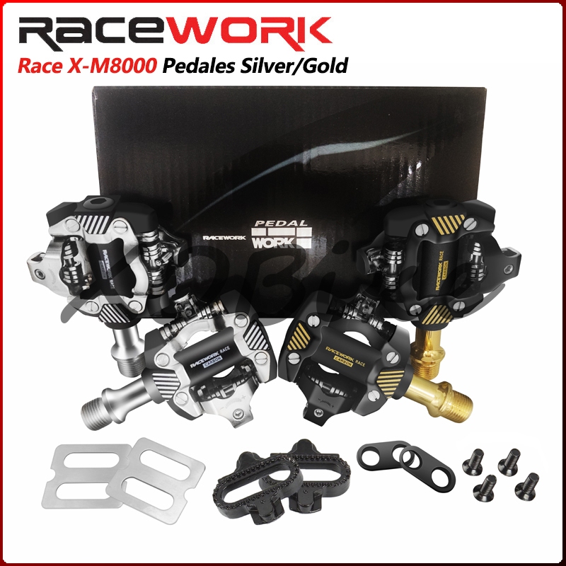 RACEWORK Cleats Pedal X M8100 MTB Cleats Pedals Self-Locking SPD